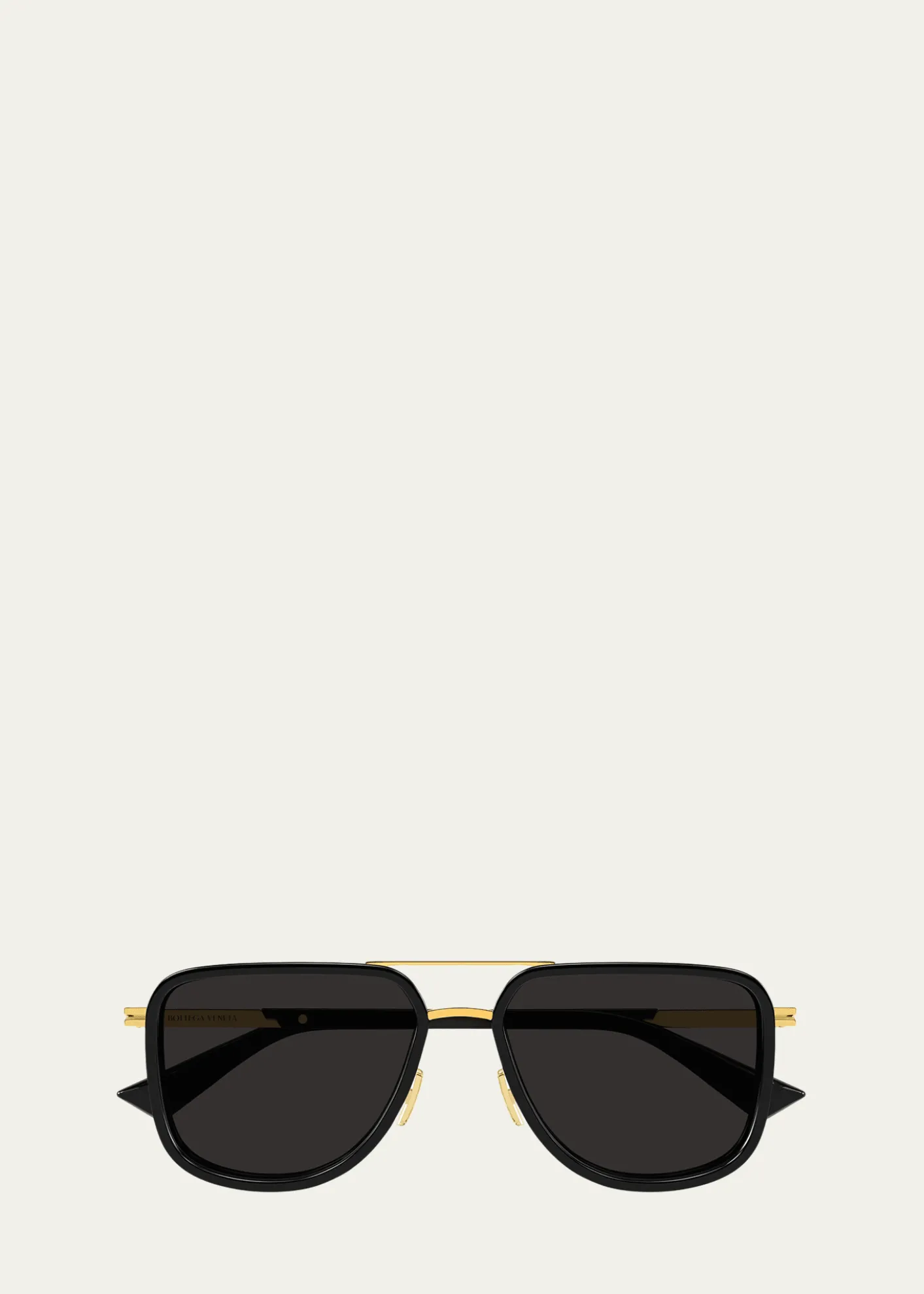 Bottega Veneta56mm Acetate & Metal Aviator Sunglasses