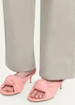 Bottega Veneta35mm Cherry Knotted Leather Mule Sandals