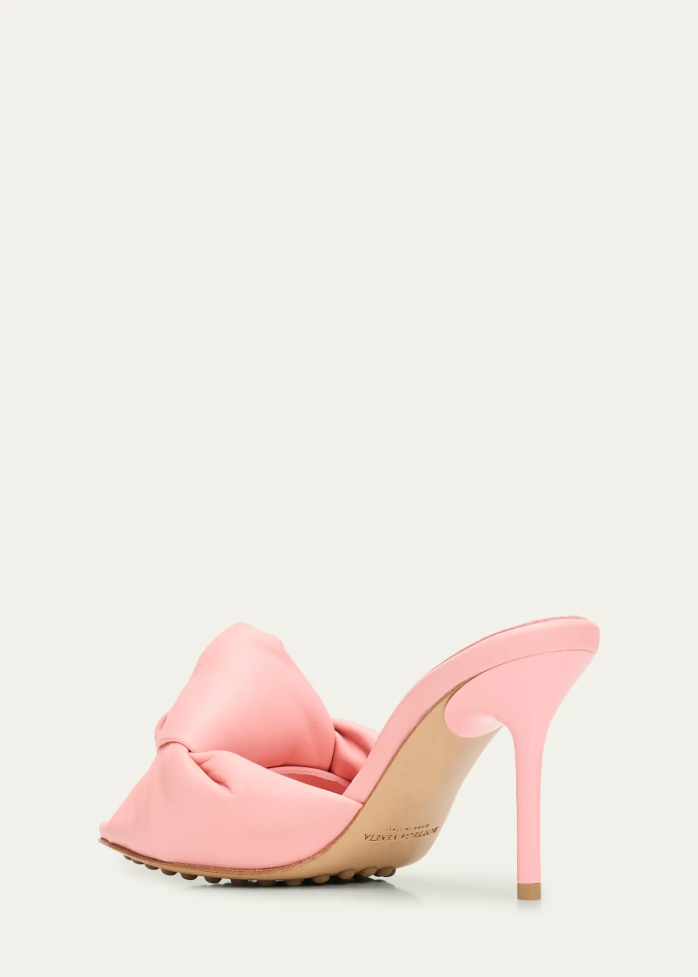 Bottega Veneta90mm Cherry Nappa Leather Mules