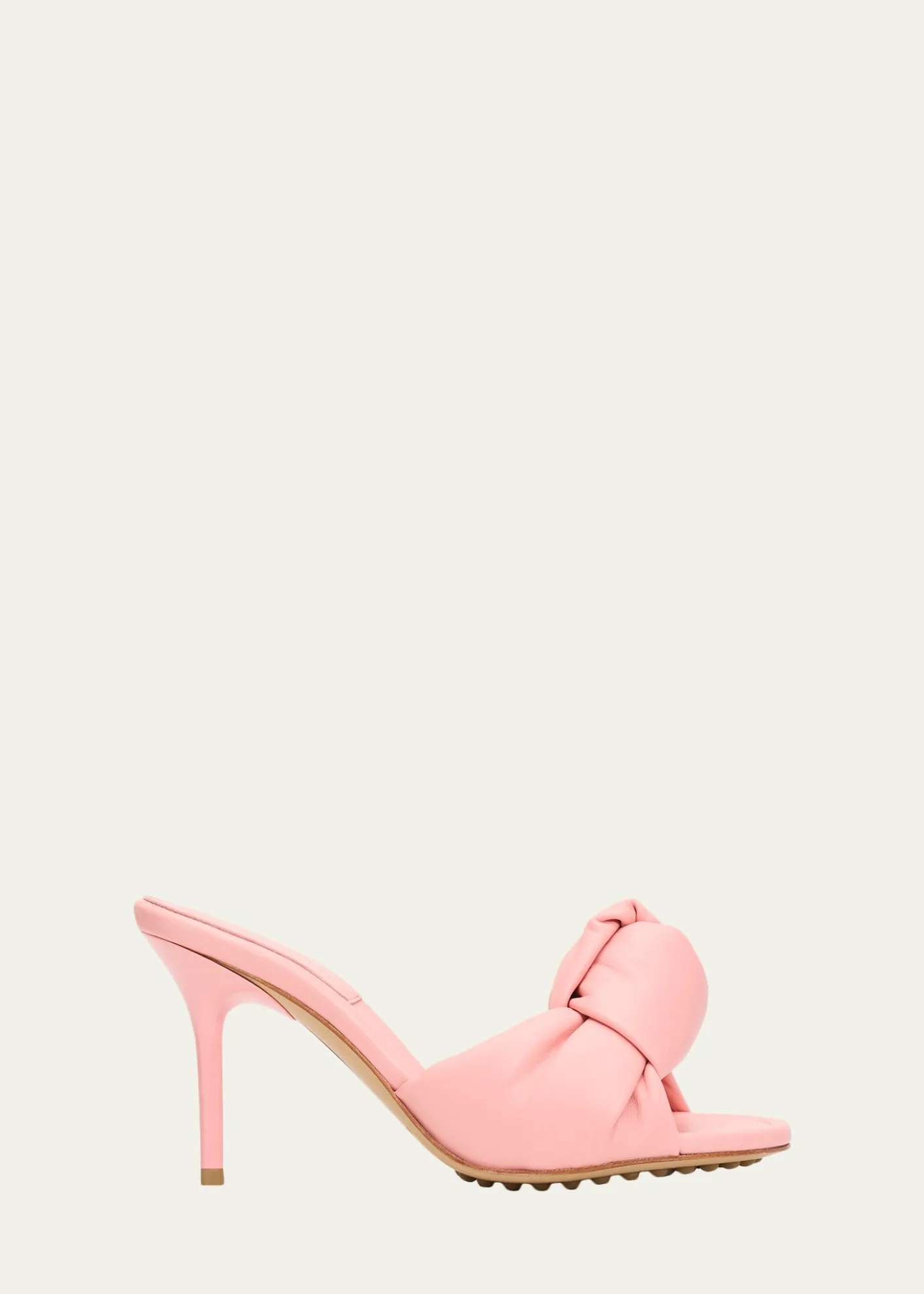 Bottega Veneta90mm Cherry Nappa Leather Mules