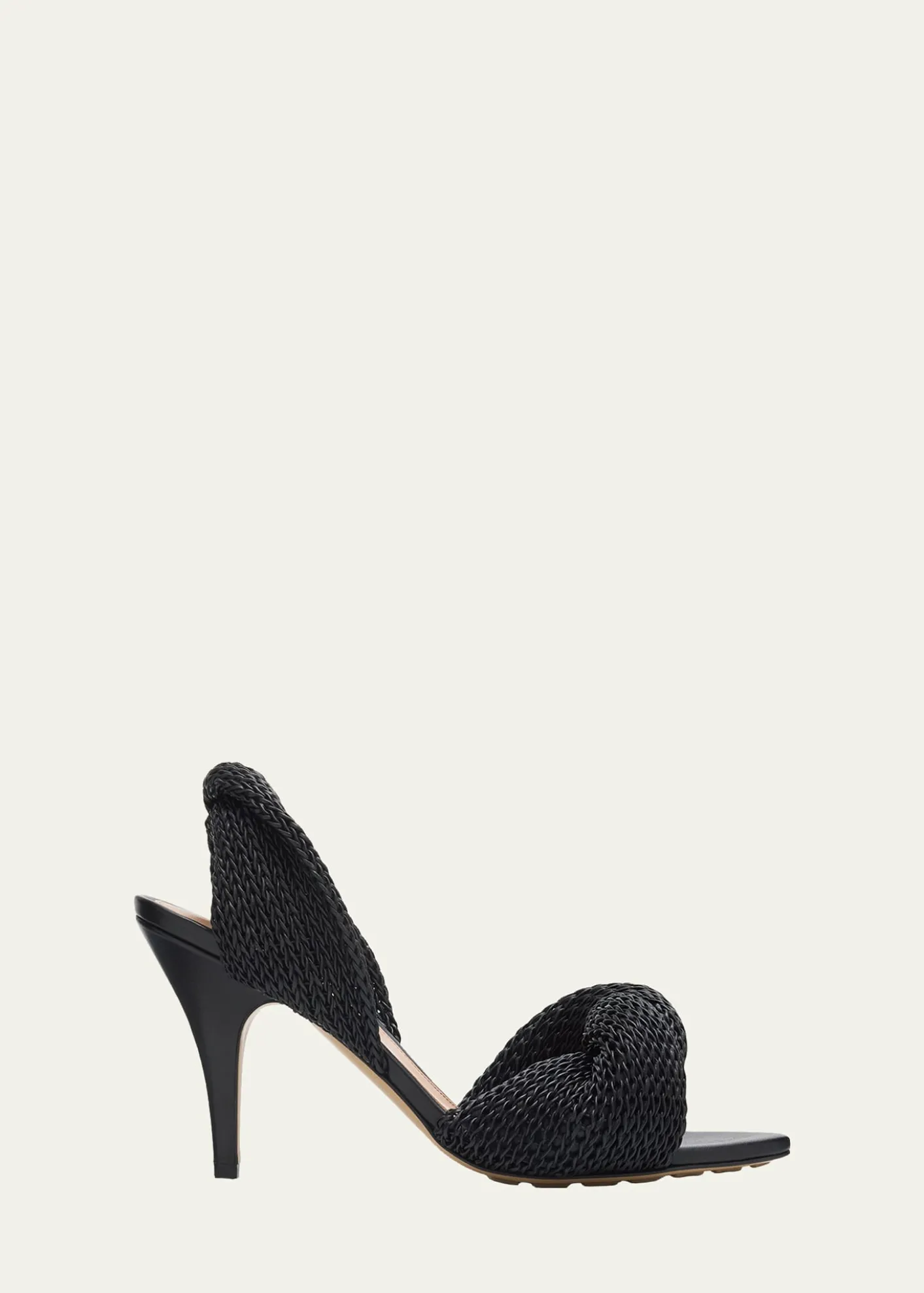 Bottega Veneta90mm Grace Crochet Leather Sandals