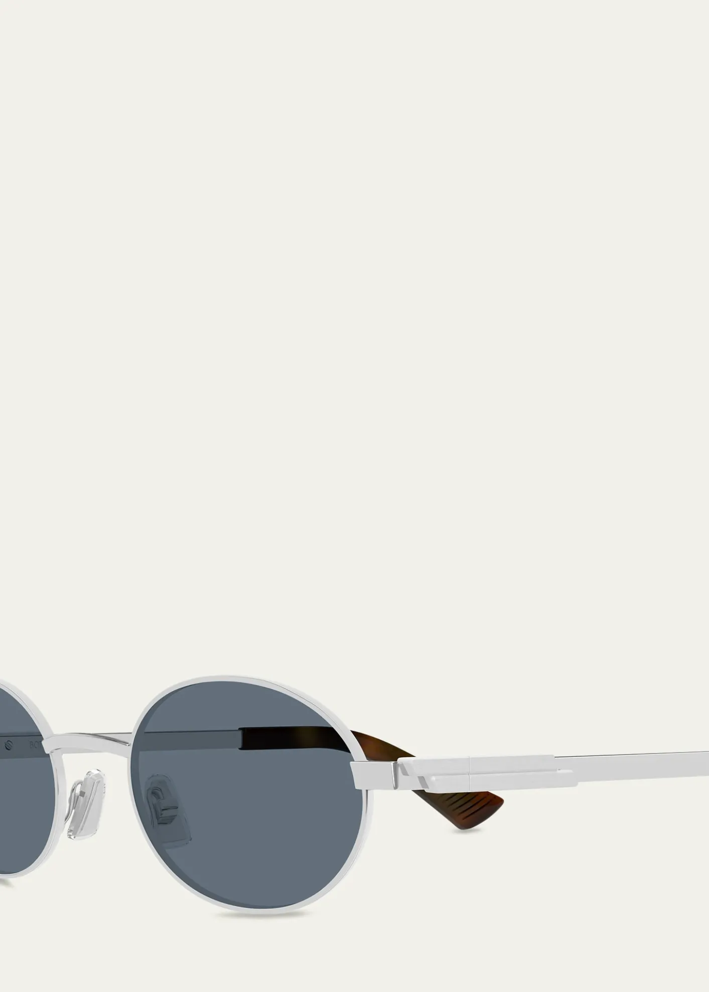 Bottega Veneta52mm Oval Metal Sunglasses