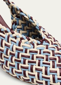 Bottega Veneta60mm Sofia Intrecciato Leather Slingback Pumps