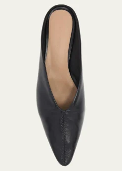 Bottega Veneta40mm Vesta Nappa Leather Mule Pumps