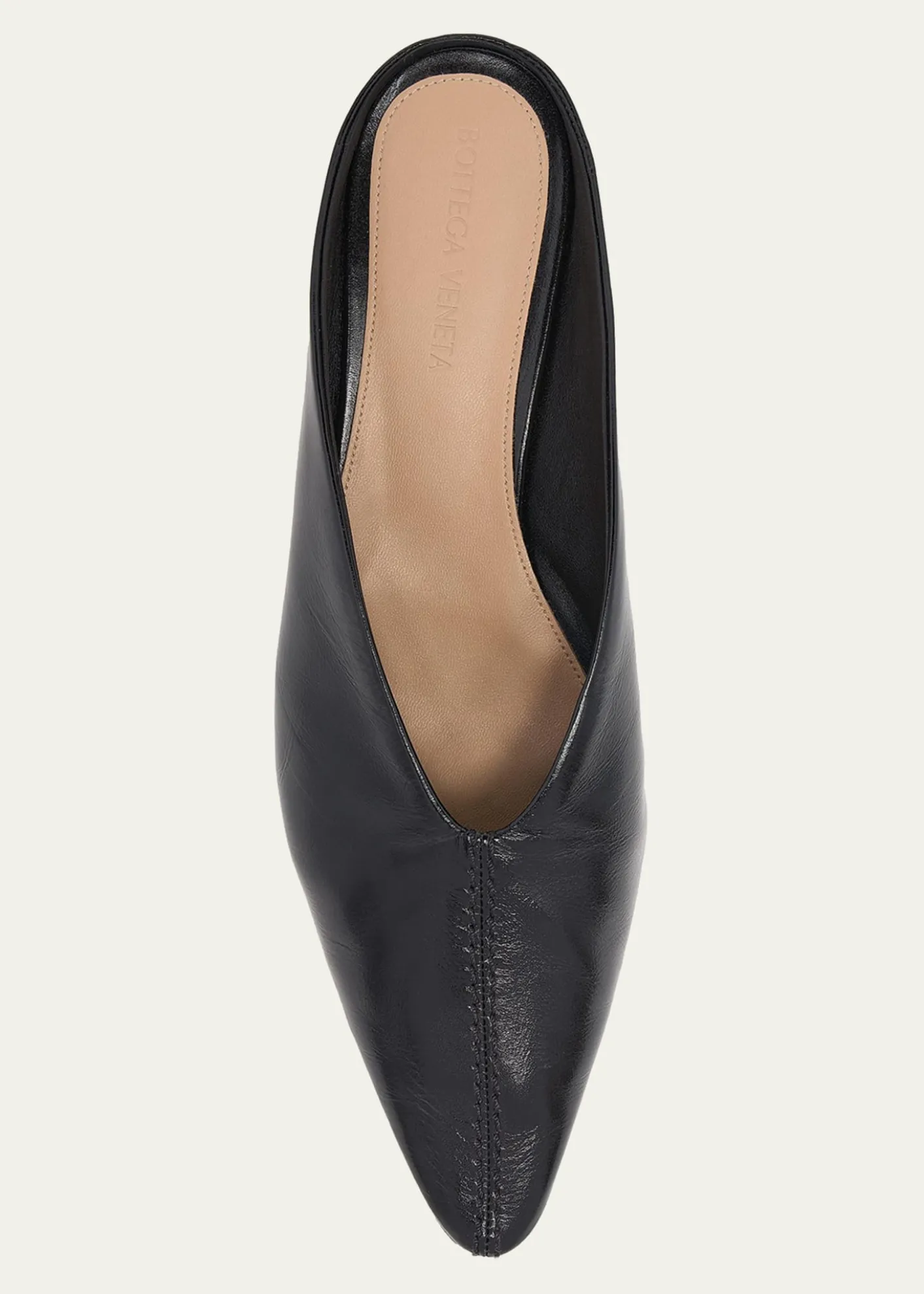 Bottega Veneta40mm Vesta Nappa Leather Mule Pumps
