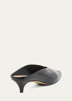 Bottega Veneta40mm Vesta Nappa Leather Mule Pumps