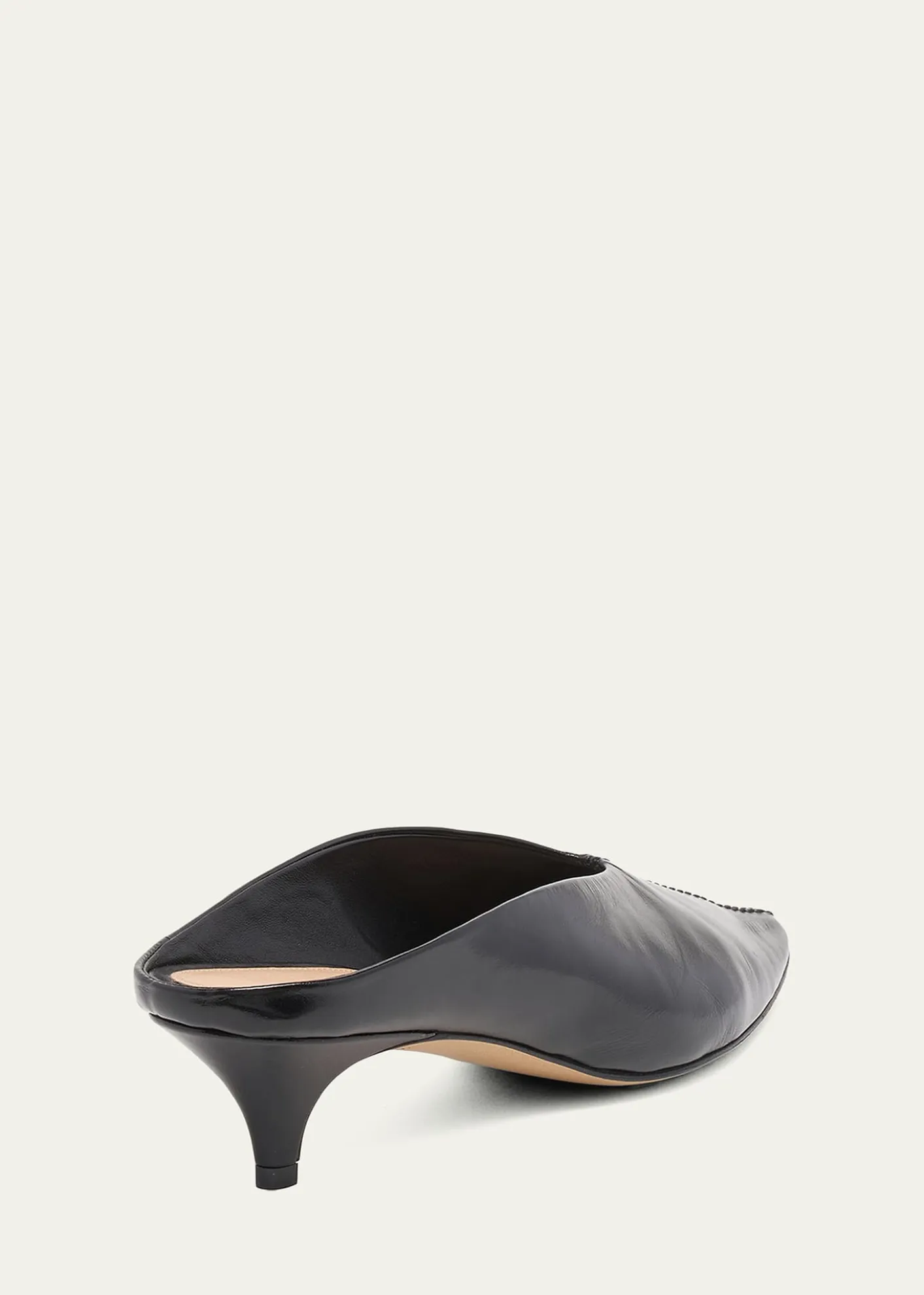 Bottega Veneta40mm Vesta Nappa Leather Mule Pumps