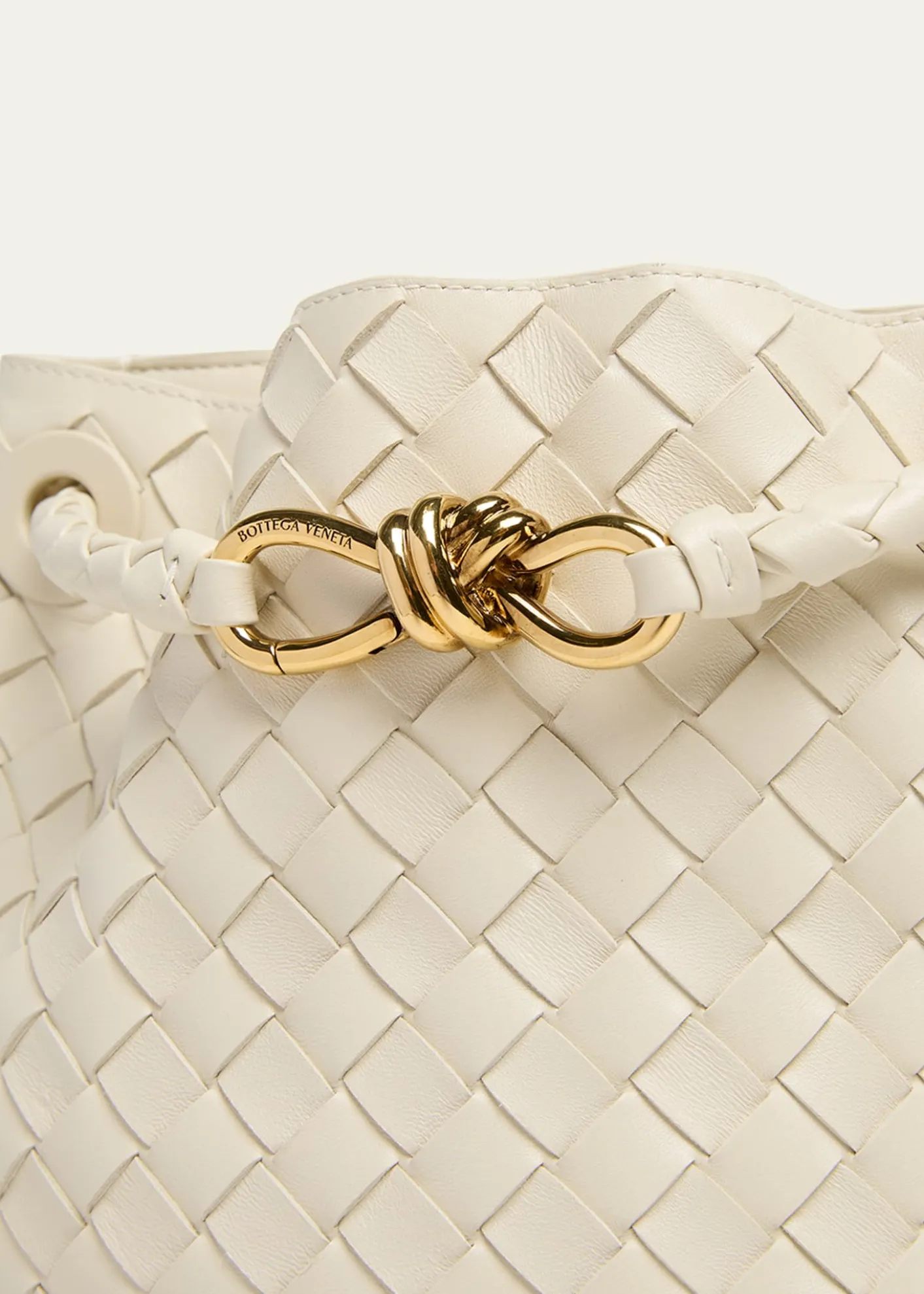 Bottega VenetaNappa Leather Crossbody Bucket Bag