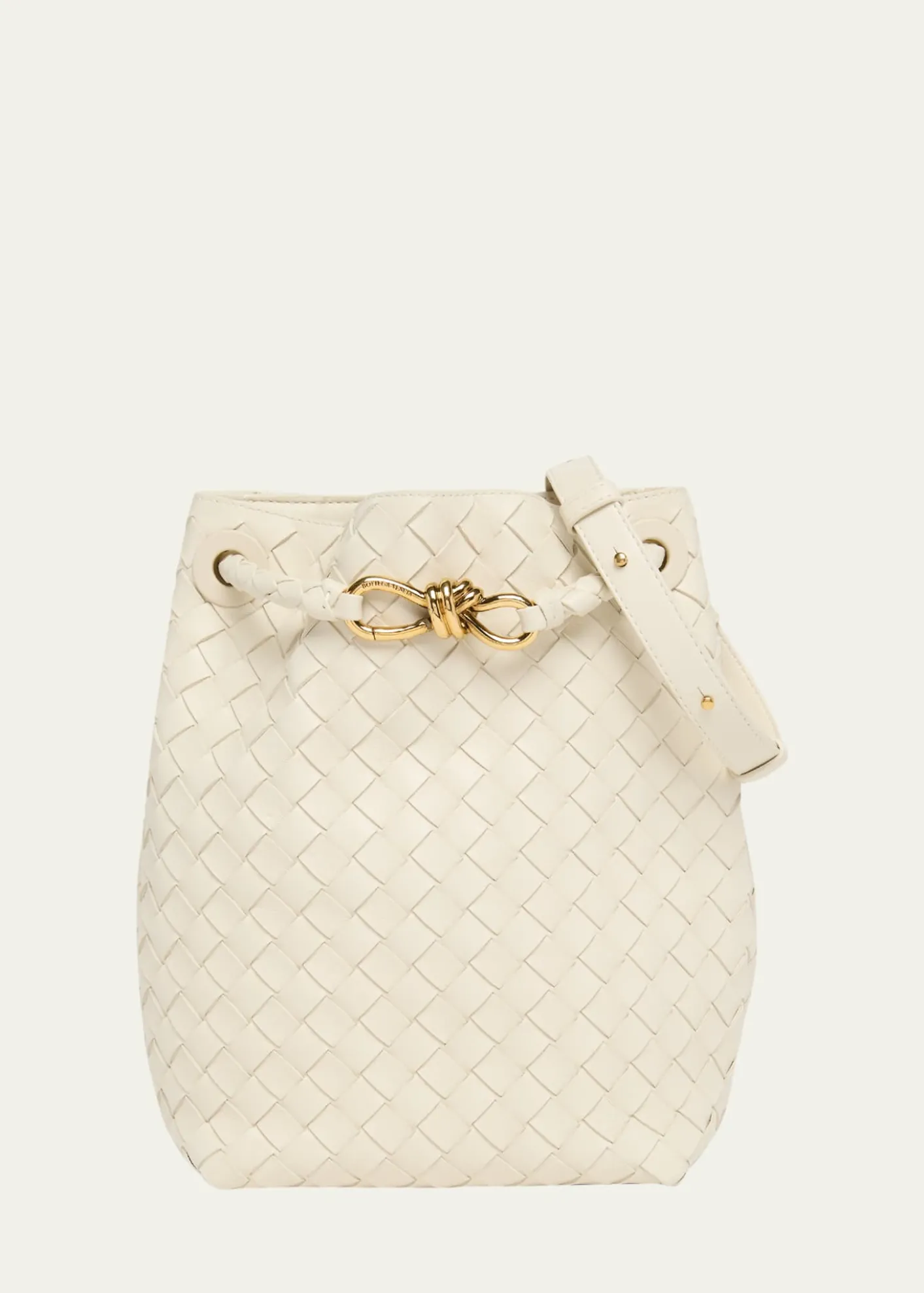 Bottega VenetaNappa Leather Crossbody Bucket Bag