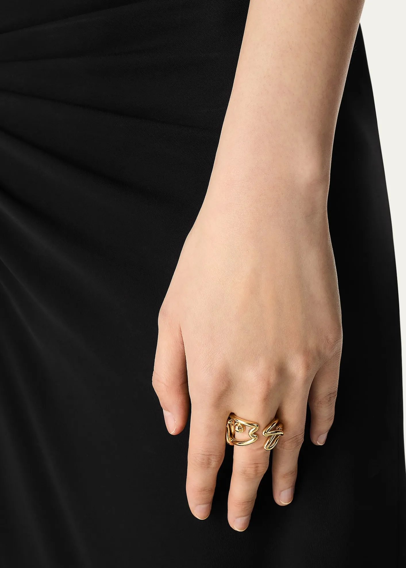 Bottega VenetaOpen Fish Ring