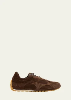Bottega VenetaOrbit Flash Suede Low-Top Sneakers