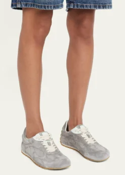 Bottega VenetaOrbit Flash Suede Low-Top Sneakers