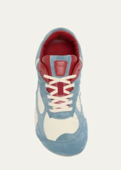 Bottega VenetaOrbit Lite Lace-Up Suede and Nylon Sneakers