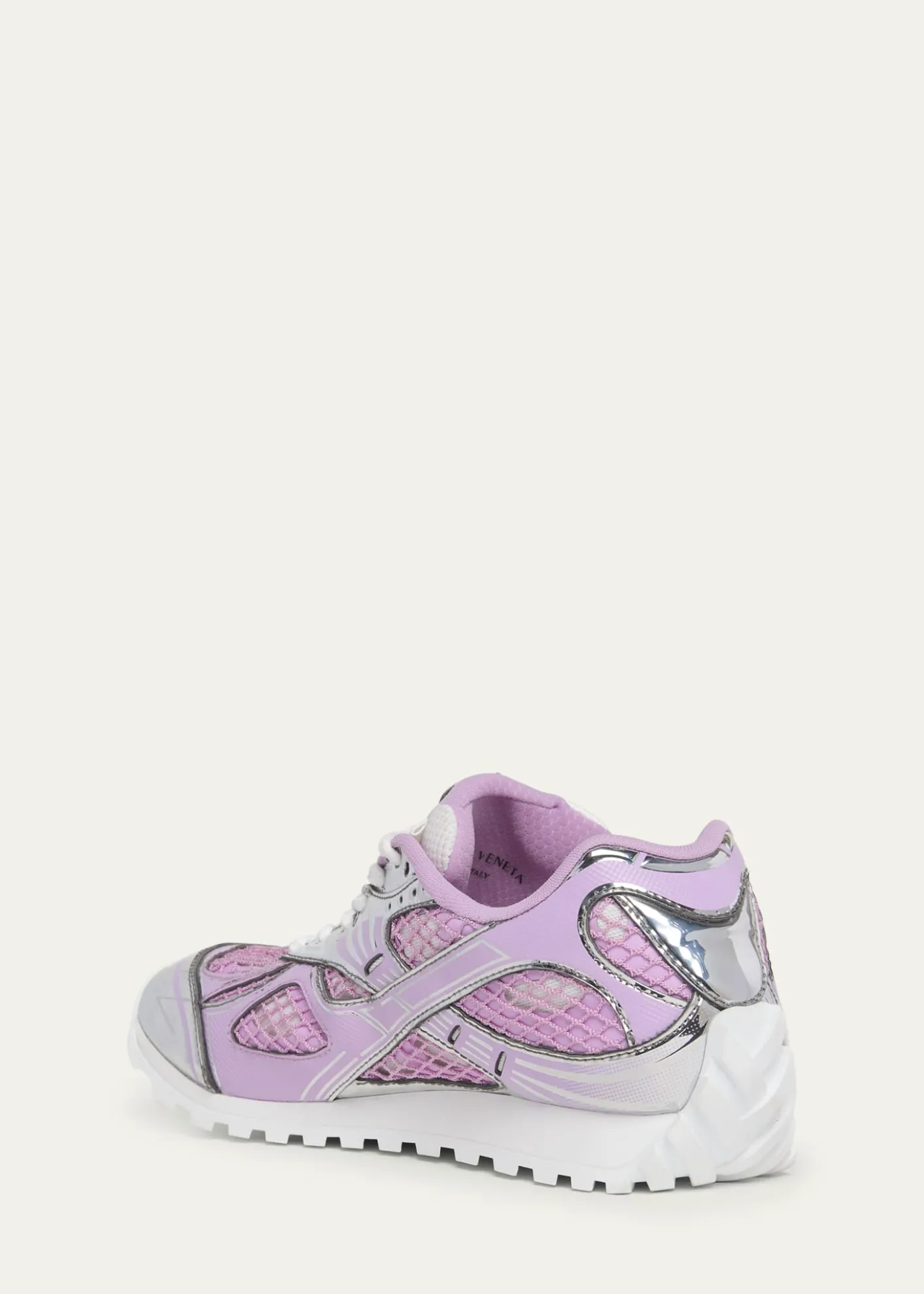Bottega VenetaOrbit Metallic Net Runner Sneakers