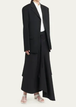 Bottega VenetaOversized Single-Breasted Wool Blazer
