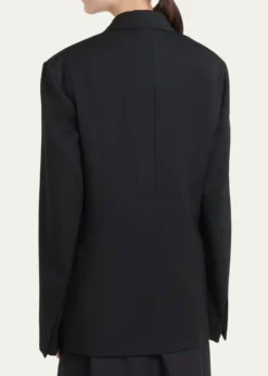 Bottega VenetaOversized Single-Breasted Wool Blazer