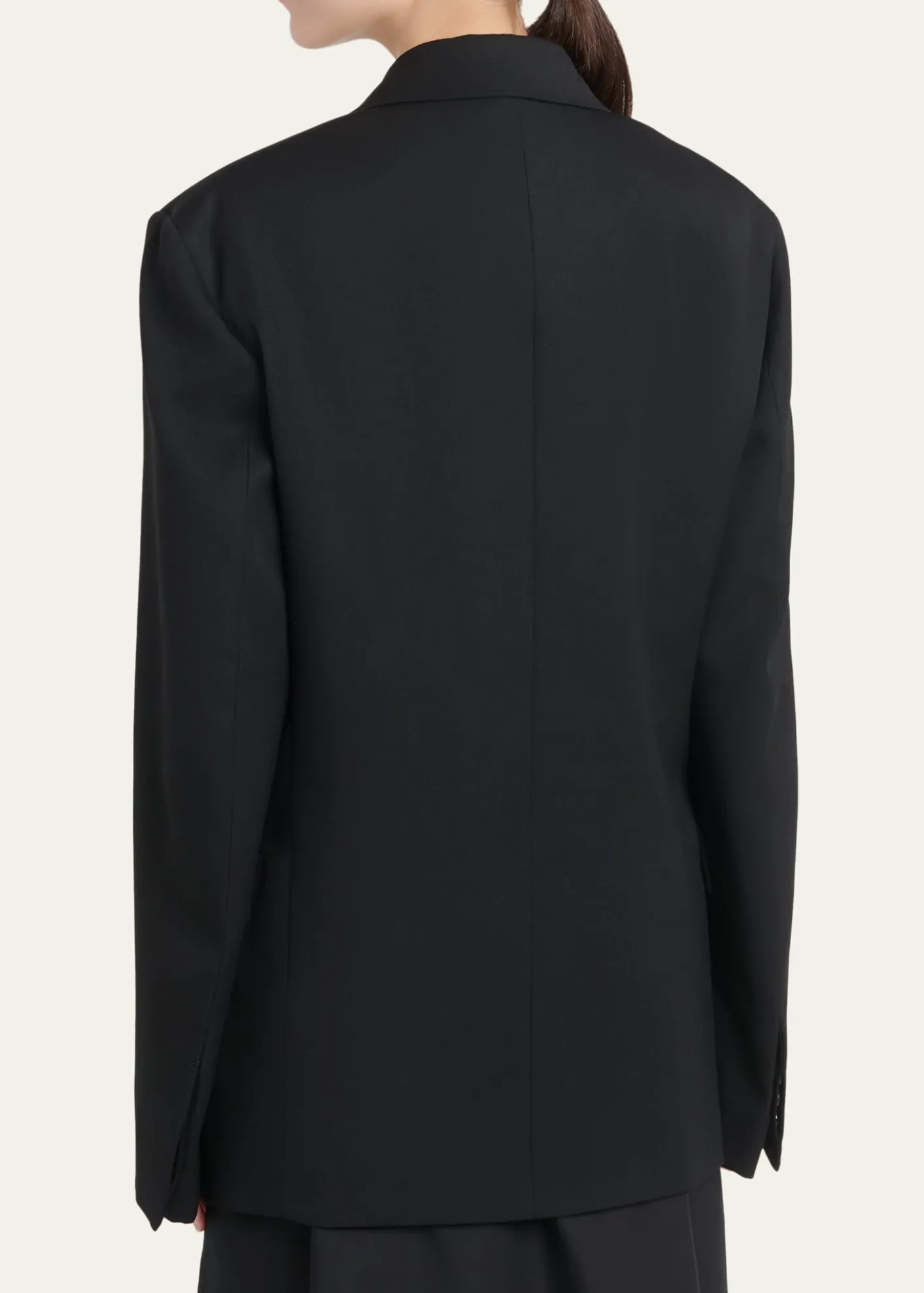 Bottega VenetaOversized Single-Breasted Wool Blazer