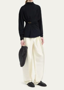 Bottega VenetaPadded Leather Sculptural Clutch Bag