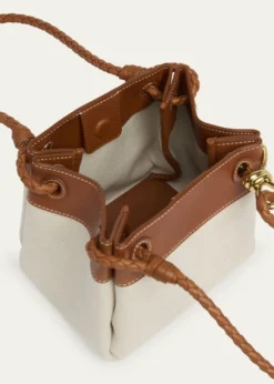 Bottega VenetaParachute Small Canvas Shoulder Bag