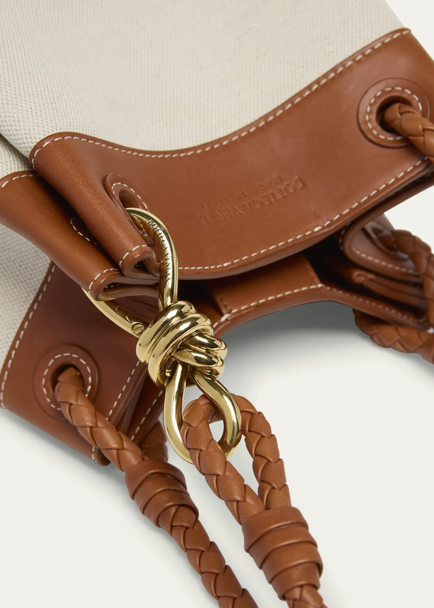 Bottega VenetaParachute Small Canvas Shoulder Bag