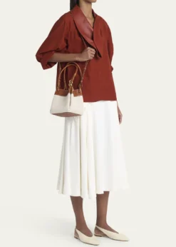 Bottega VenetaParachute Small Canvas Shoulder Bag