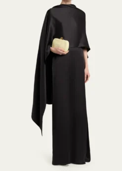 Bottega VenetaPuffy Leather Knot Clutch Bag