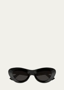 Bottega VenetaRibbon Plastic Cat-Eye Sunglasses