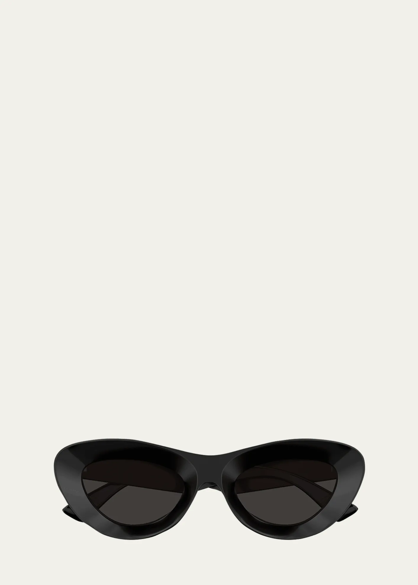 Bottega VenetaRibbon Plastic Cat-Eye Sunglasses