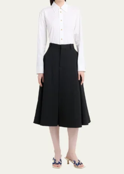 Bottega VenetaRiva Floral Leather Kitten-Heel Sandals