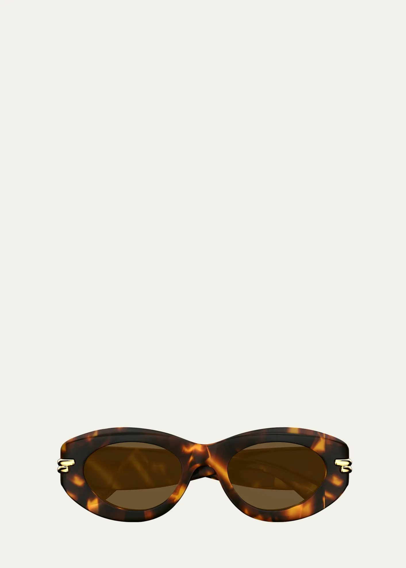 Bottega VenetaRound Acetate Sunglasses