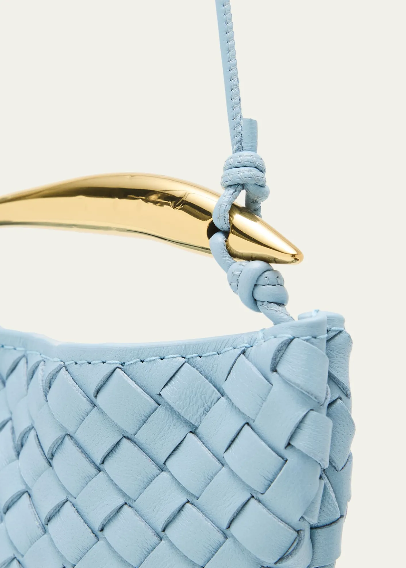 Bottega VenetaSardine Leather Necklace Bag