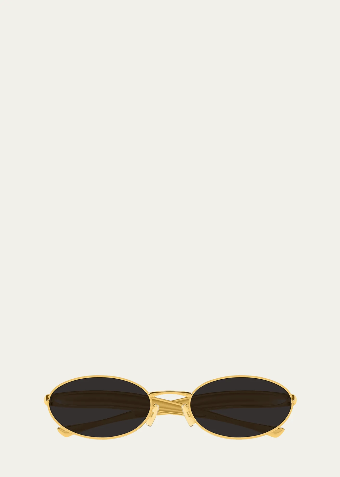 Bottega VenetaSardine Logo Engraved Metal Sunglasses