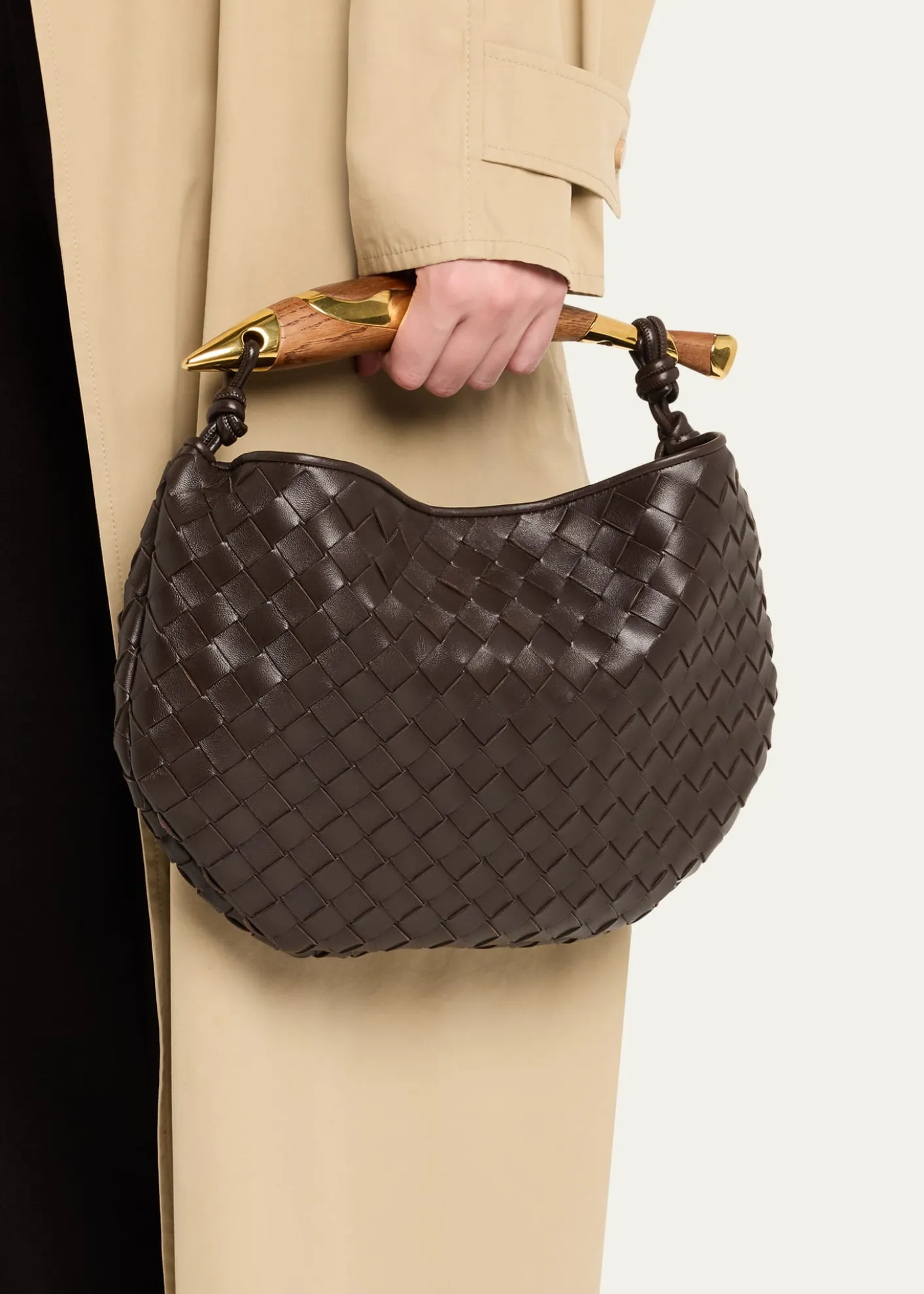 Bottega VenetaSardine Small Leather Top-Handle Bag