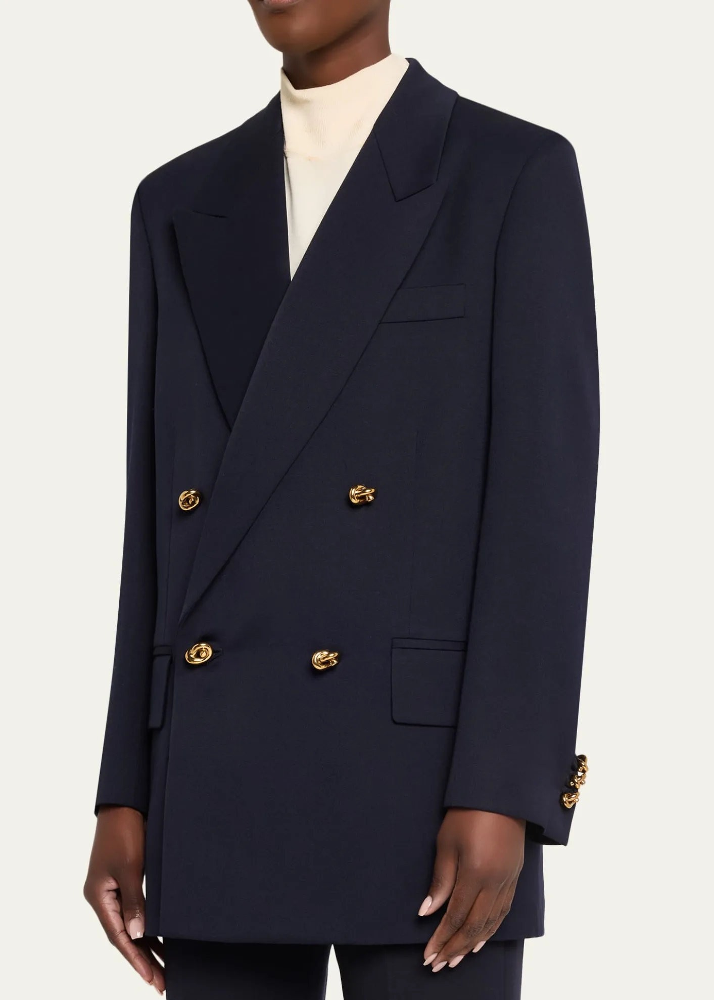 Bottega VenetaSartorial Grain de Poudre Wool Jacket