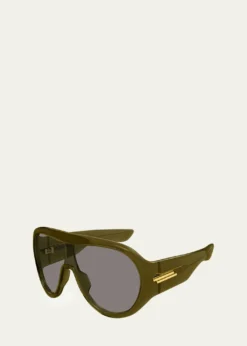 Bottega VenetaShield Acetate Sunglasses