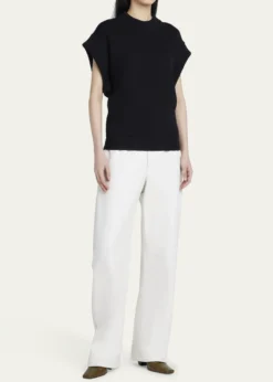 Bottega VenetaShort Sleeve Wool Sweater