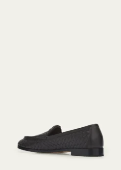 Bottega VenetaSilenzio Intrecciato Leather Loafers