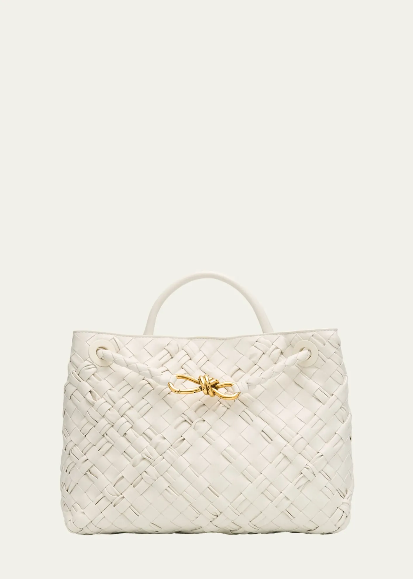 Bottega VenetaSmall Andiamo Intrecciato Leather Top-Handle Bag