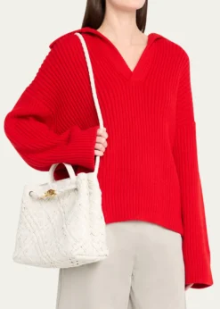 Bottega VenetaSmall Andiamo Intrecciato Leather Top-Handle Bag