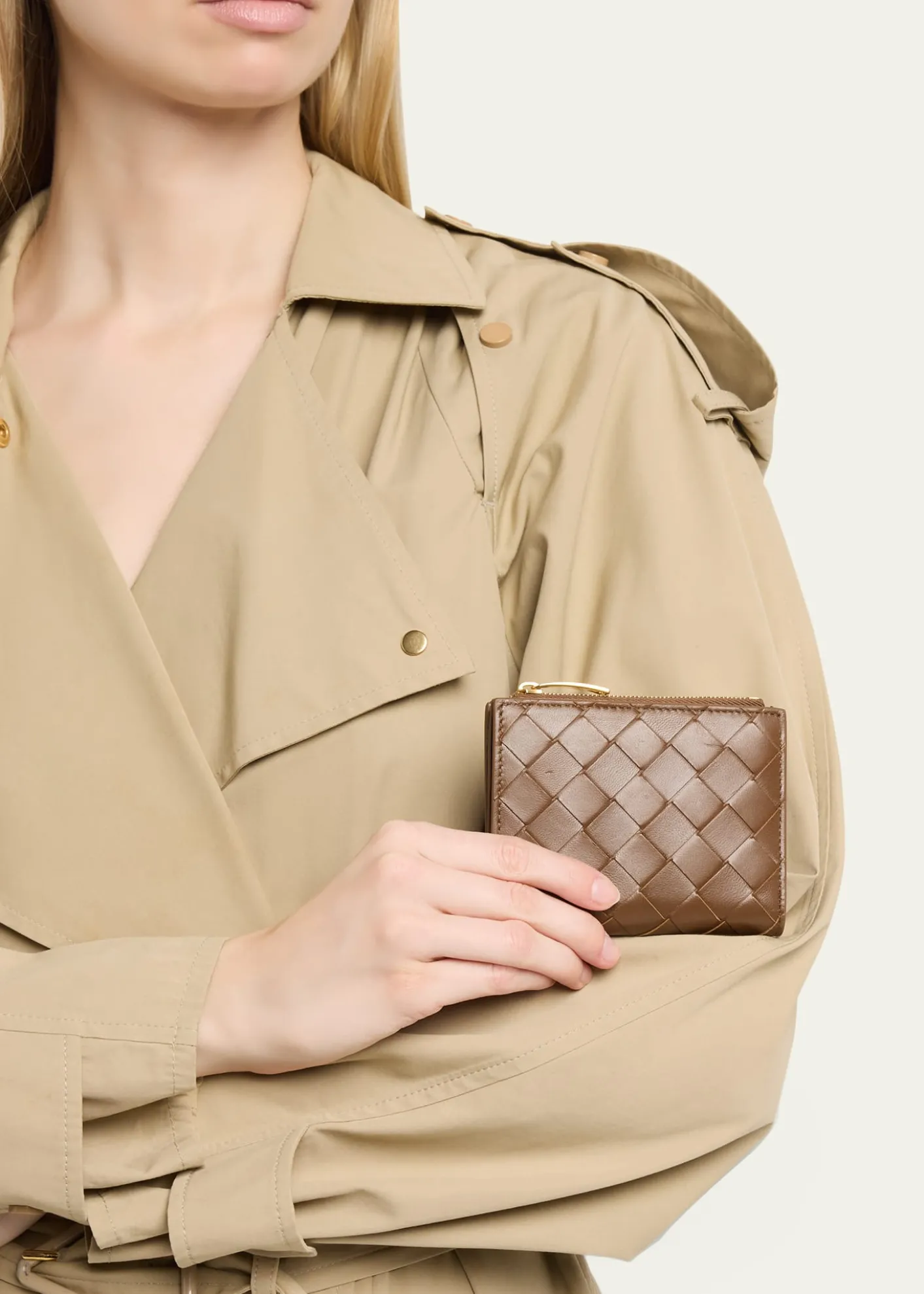 Bottega VenetaSmall Bifold Leather Wallet