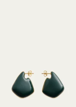 Bottega VenetaSmall Fin Enamel Earrings