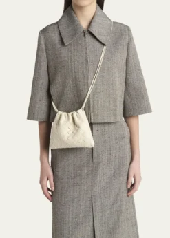 Bottega VenetaSmall Leather Pouch Crossbody Bag