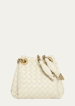 Bottega VenetaSmall Parachute Leather Shoulder Bag