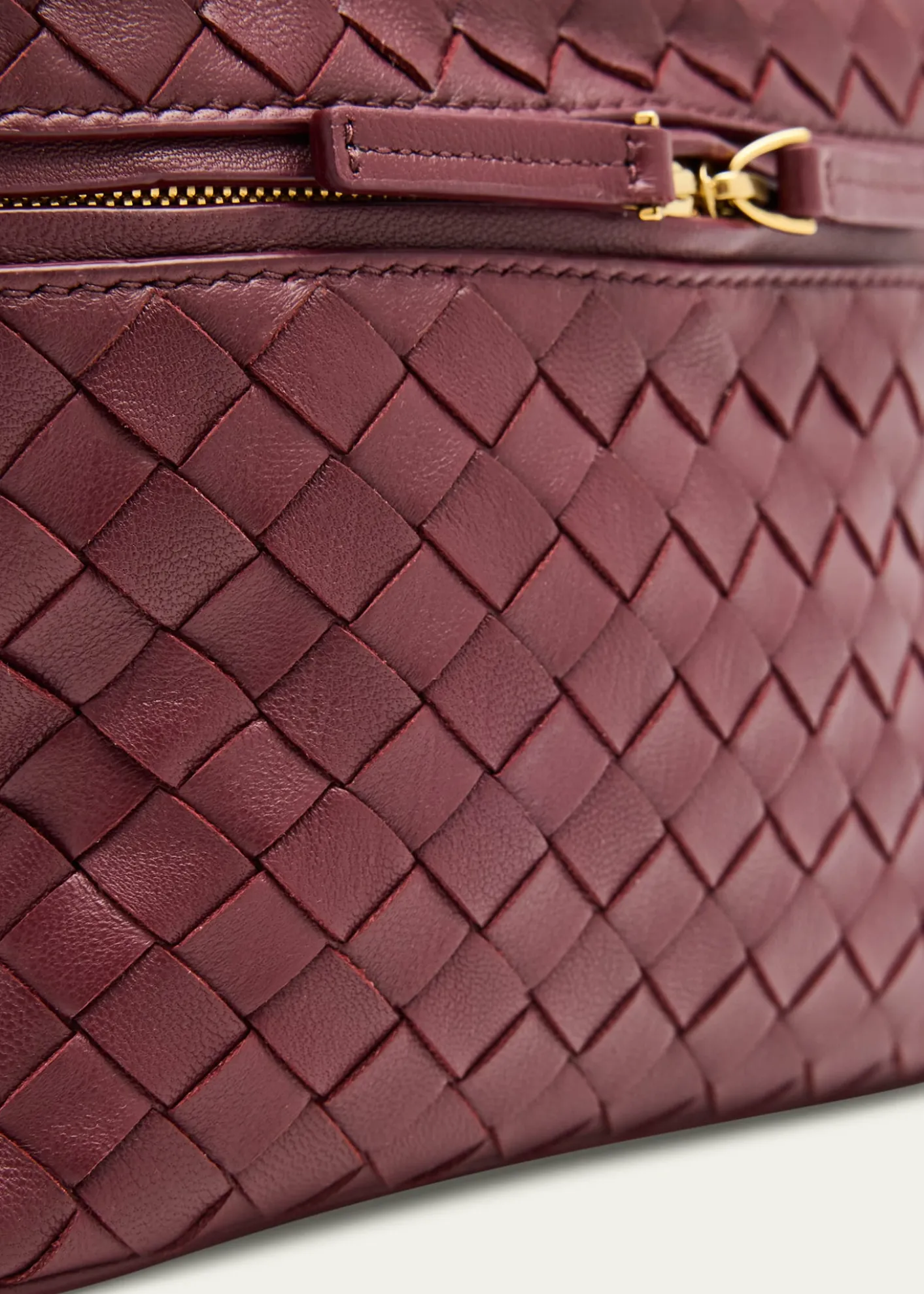 Bottega VenetaSmall Soft Vanity Intrecciato Leather Crossbody Bag