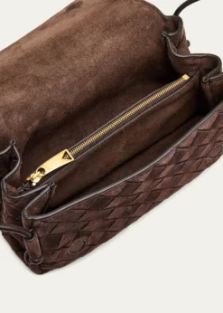 Bottega VenetaSmooth Suede Crossbody Bag