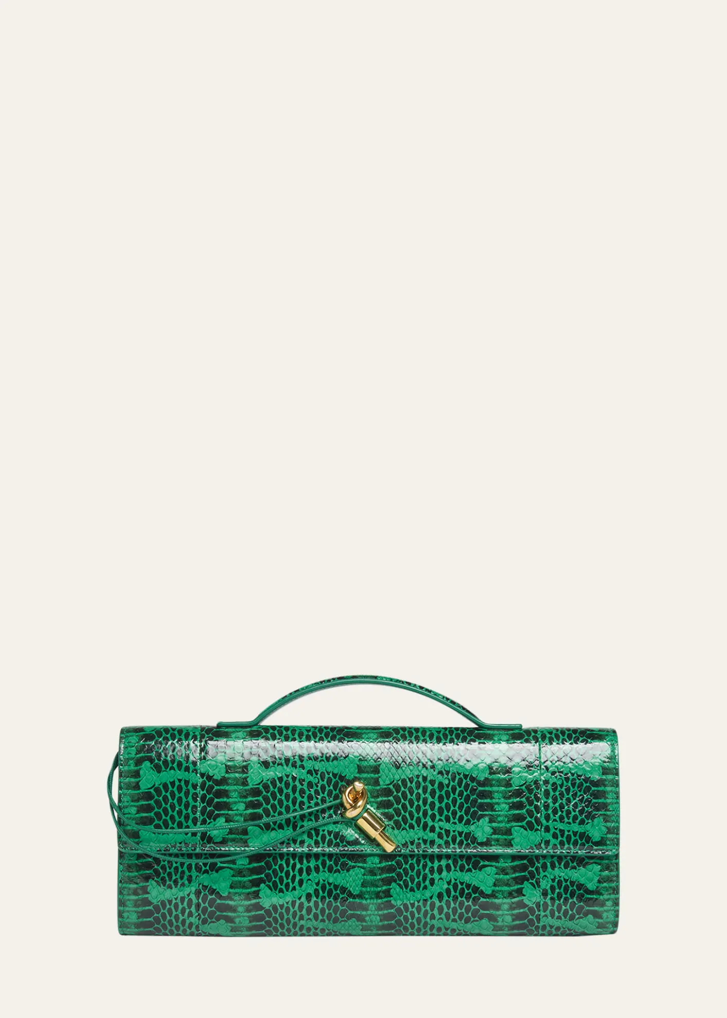 Bottega VenetaSnakeskin Clutch Bag