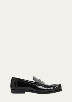 Bottega VenetaSoft Leather Penny Loafers