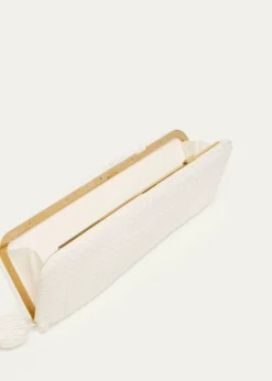 Bottega VenetaTassel Nappa Leather Clutch Bag