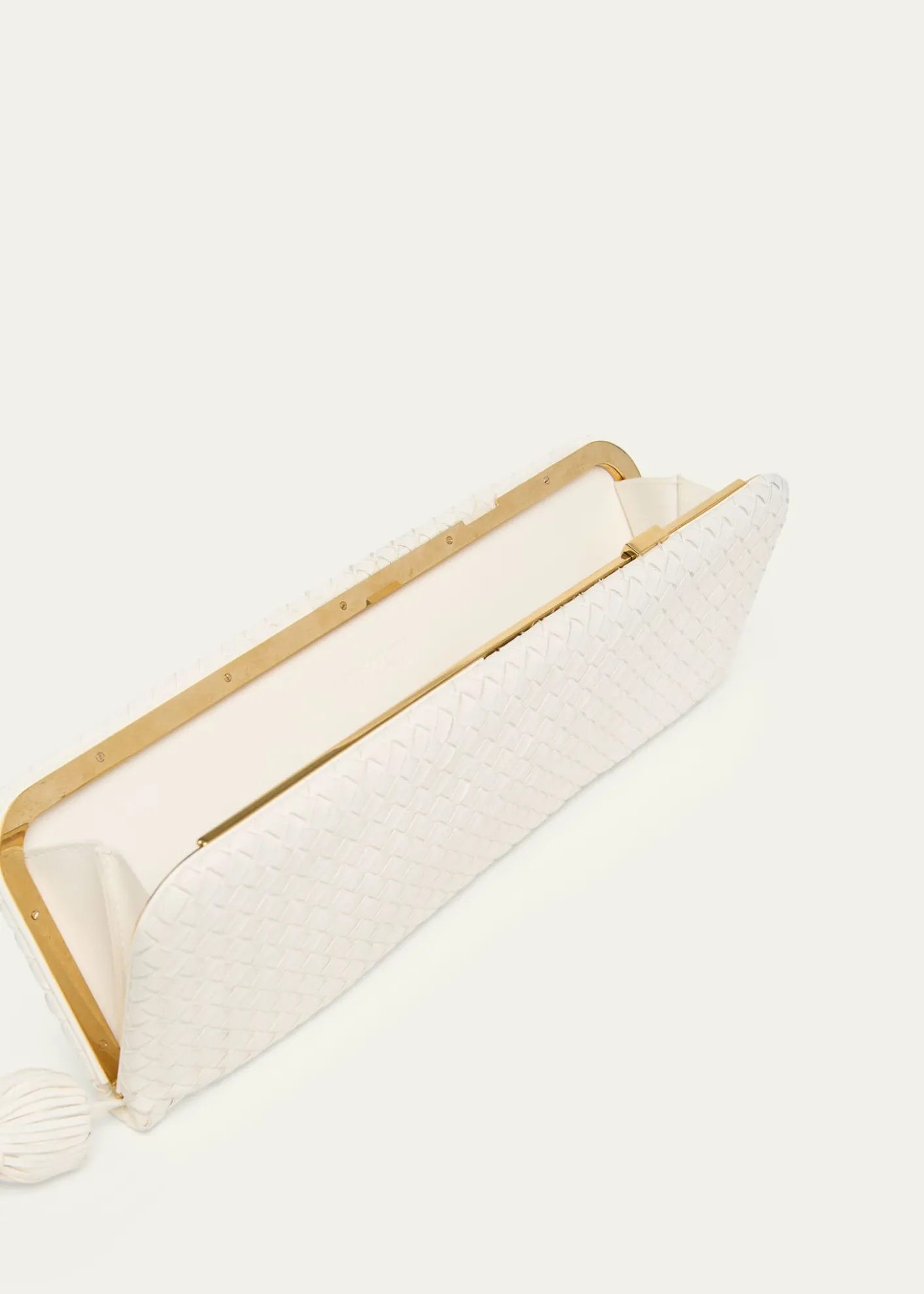Bottega VenetaTassel Nappa Leather Clutch Bag