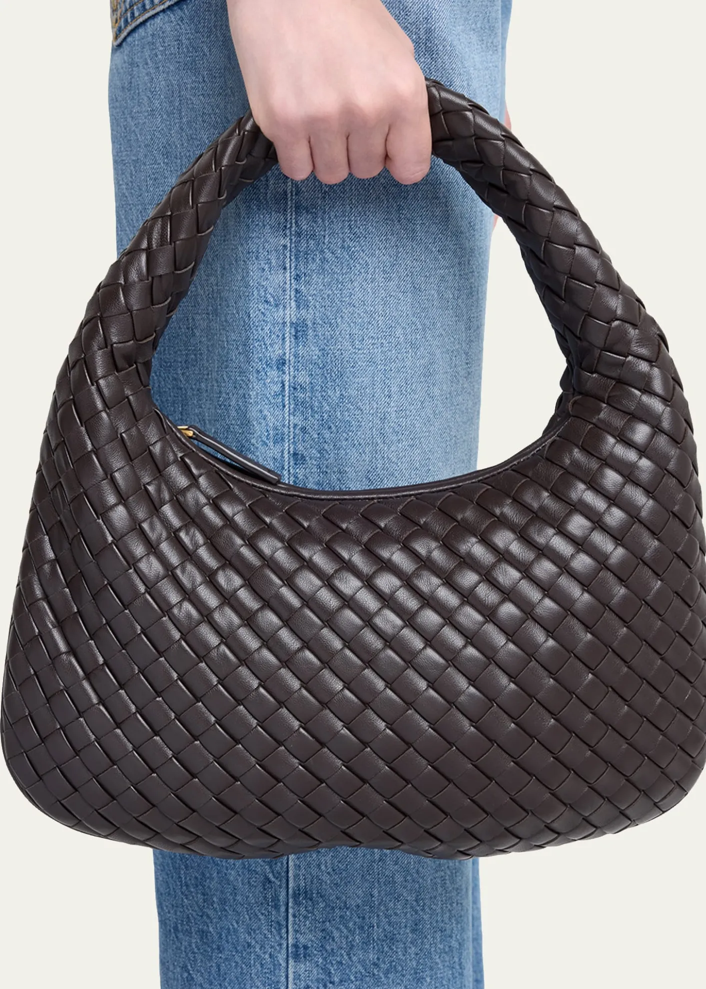 Bottega VenetaVeneta Small Leather Hobo Bag
